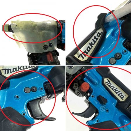  MAKITA マキタ 50mm 高圧エア釘打機 AN512HM ブルー 動作確認済み
