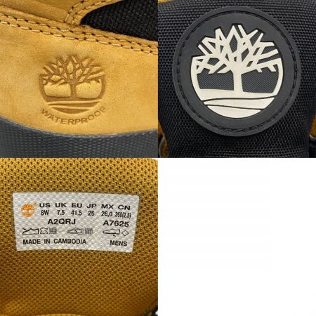  Timberland ティンバーランド ヘリテージラバートゥハイカーウォータープルーフブーツ 26cm A2QRJ ウィート