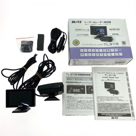  BLITZ ブリッツ Touch-B.R.A.I.N. LASER TL311S レーザー＆レーダー探知機 SDカード欠品