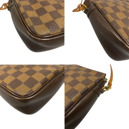  LOUIS VUITTON ルイヴィトン ダミエ トゥルースメイクアップ アクセサリーポーチ ジャンク品 N51982 ブラウン