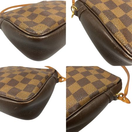  LOUIS VUITTON ルイヴィトン ダミエ トゥルースメイクアップ アクセサリーポーチ ジャンク品 N51982 ブラウン