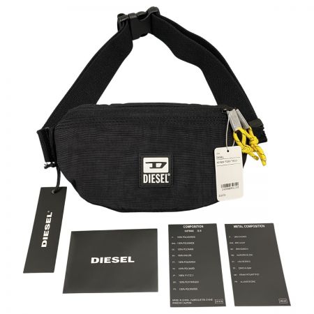  DIESEL ディーゼル ウエストバッグ クロスボディバッグ  X07804 P3383 T8013 ブラック