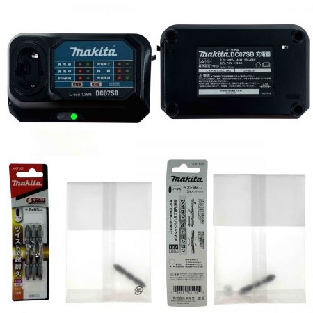  MAKITA マキタ 充電式ペンインパクトドライバ 7.2V TD021DSHSP 未使用品 ビット3本付き