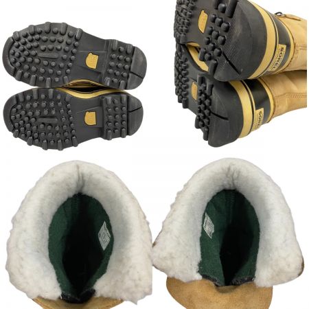  SOREL ソレル ユースカリブー ウォータープルーフ  スノーブーツ  23cm LY1000-291 バフ