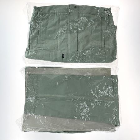  XEBEC ジーベック 作業着 上下セット 長袖 上Lサイズ・下85cm メンズ モスグリーン (11)