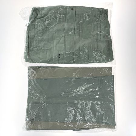  XEBEC ジーベック 作業着 上下セット 長袖 上Lサイズ・下85cm メンズ モスグリーン (12)