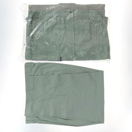  XEBEC ジーベック 作業着 上下セット 長袖 上Lサイズ・下85cm メンズ モスグリーン (13)