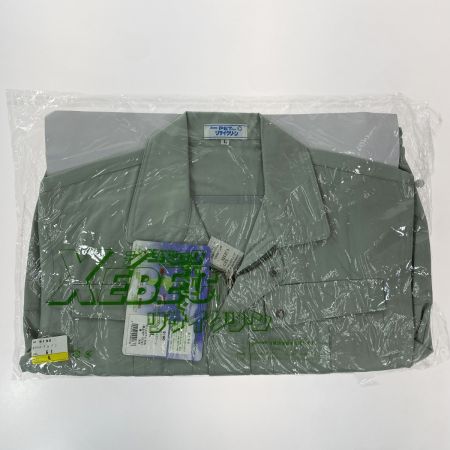  XEBEC ジーベック 作業着 上下セット 長袖 上Lサイズ・下85cm メンズ モスグリーン (10)