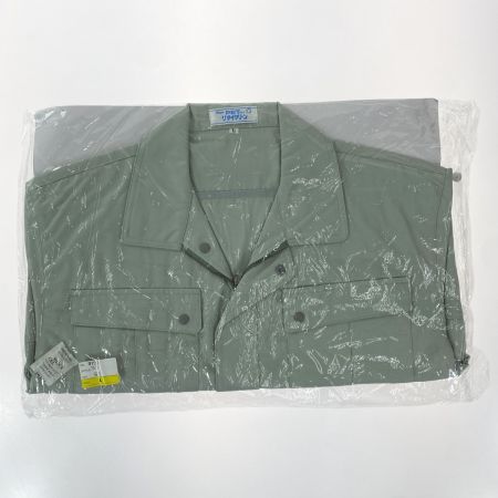  XEBEC ジーベック 作業着 上下セット 長袖 上Lサイズ・下85cm メンズ モスグリーン (6)