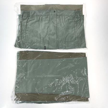  XEBEC ジーベック 作業着 上下セット 長袖 上Lサイズ・下82cm メンズ モスグリーン (5)