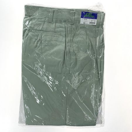  XEBEC ジーベック 作業着 上下セット 長袖 上Lサイズ・下82cm メンズ モスグリーン (5)