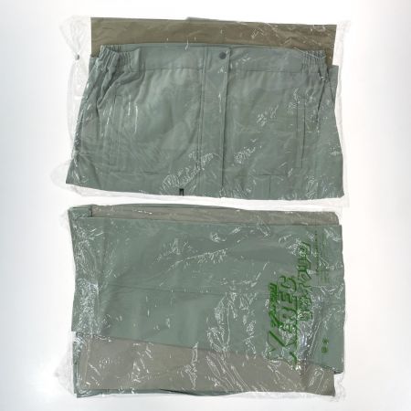  XEBEC ジーベック 作業着 上下セット 長袖 上Lサイズ・下85cm メンズ モスグリーン (3)