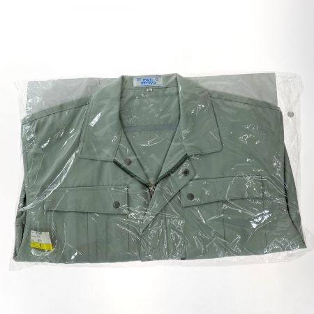  XEBEC ジーベック 作業着 上下セット 長袖 上Lサイズ・下85cm メンズ モスグリーン (3)