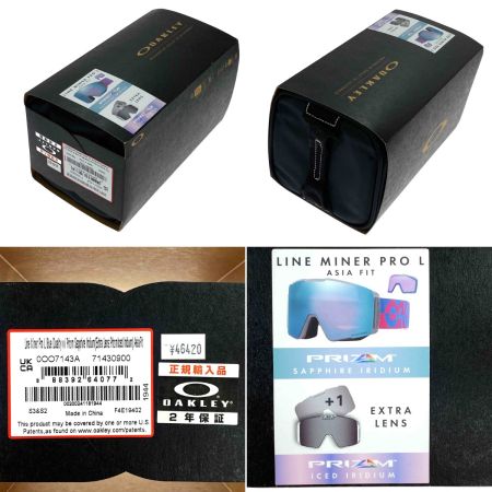  OAKLEY オークリー ラインマイナープロL 71430900 ゴーグル スペアレンズセット 2024-2025