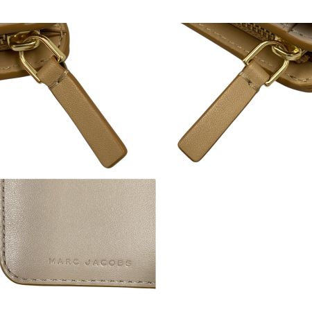  MARC JACOBS マークジェイコブス  ザ レザー カバード Jマーク コンパクト ウォレット ミニ 2つ折り財布 2S4SMP007S02 キャメル