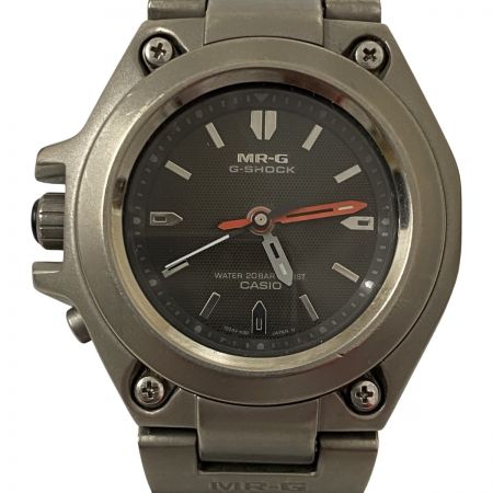  CASIO カシオ G-SHOCK MR-G レフトリューズ チタン アナログ クォーツ 全体的にキズ有 MRG-120T-1A
