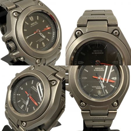  CASIO カシオ G-SHOCK MR-G レフトリューズ チタン アナログ クォーツ 全体的にキズ有 MRG-120T-1A