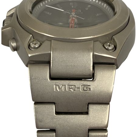  CASIO カシオ G-SHOCK MR-G レフトリューズ チタン アナログ クォーツ 全体的にキズ有 MRG-120T-1A