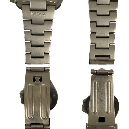  CASIO カシオ G-SHOCK MR-G レフトリューズ チタン アナログ クォーツ 全体的にキズ有 MRG-120T-1A