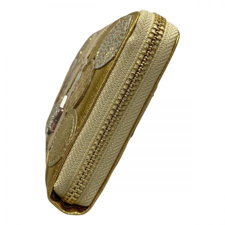  tsumori chisato ツモリチサト CARRY 新マルチドット ラウンドファスナー長財布 57093-14 ゴールド