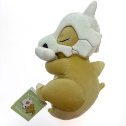 ##  ポケモンセンターオリジナル もっちりぬいぐるみ Pokemon Sleep おやすみカラカラ タグ付き 開封済み Bランク