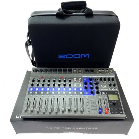  ZOOM ズーム LiveTrak LiveTrak L-12 デジタルミキサー ケース付