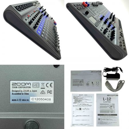  ZOOM ズーム LiveTrak LiveTrak L-12 デジタルミキサー ケース付