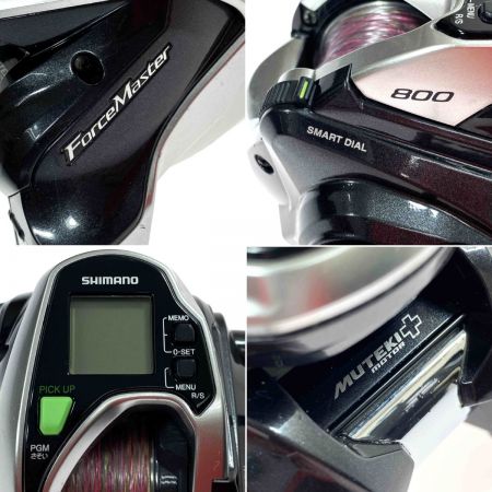  SHIMANO シマノ フォースマスター 800 右巻き 03295 使用距離7.9km