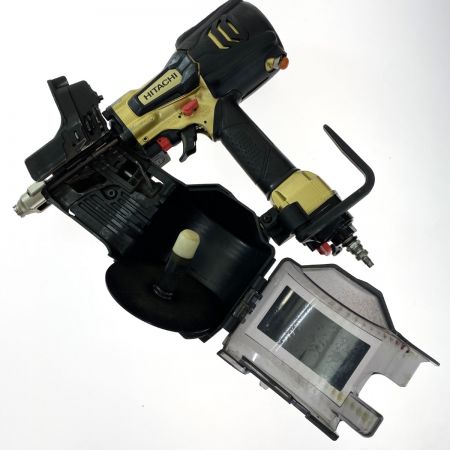  HITACHI 日立 高圧ロール釘打機 NV90HR メタリックゴールド ケース付 動作確認済