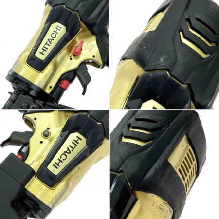  HITACHI 日立 高圧ロール釘打機 NV90HR メタリックゴールド ケース付 動作確認済