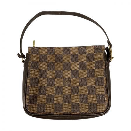  LOUIS VUITTON ルイヴィトン ダミエ トゥルースメイクアップ アクセサリーポーチ ジャンク品  N51982 ブラウン