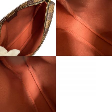  LOUIS VUITTON ルイヴィトン ダミエ トゥルースメイクアップ アクセサリーポーチ ジャンク品  N51982 ブラウン