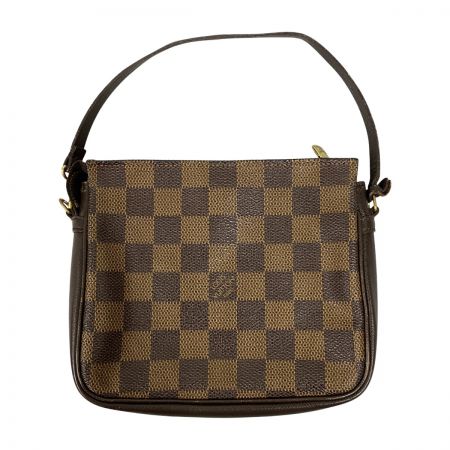  LOUIS VUITTON ルイヴィトン ダミエ トゥルースメイクアップ アクセサリーポーチ ジャンク品  N51982 ブラウン