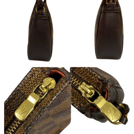  LOUIS VUITTON ルイヴィトン ダミエ トゥルースメイクアップ アクセサリーポーチ ジャンク品  N51982 ブラウン