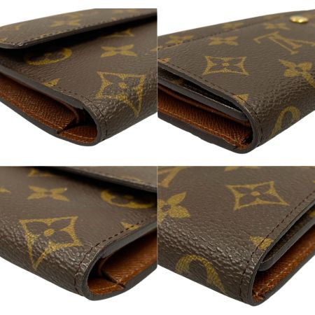  LOUIS VUITTON ルイヴィトン モノグラム ポルト トレゾール インターナショナル 3つ折り長財布 M61215