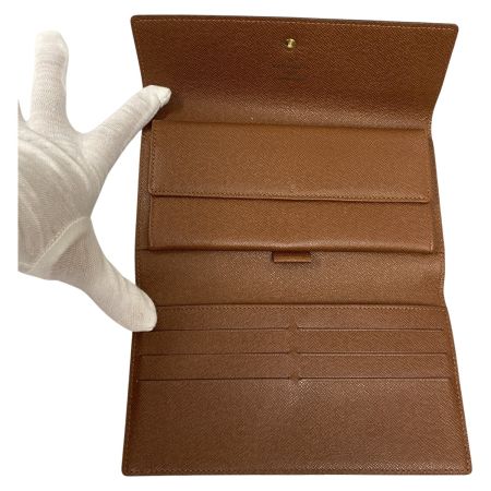  LOUIS VUITTON ルイヴィトン モノグラム ポルト トレゾール インターナショナル 3つ折り長財布 M61215