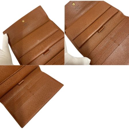  LOUIS VUITTON ルイヴィトン モノグラム ポルト トレゾール インターナショナル 3つ折り長財布 M61215