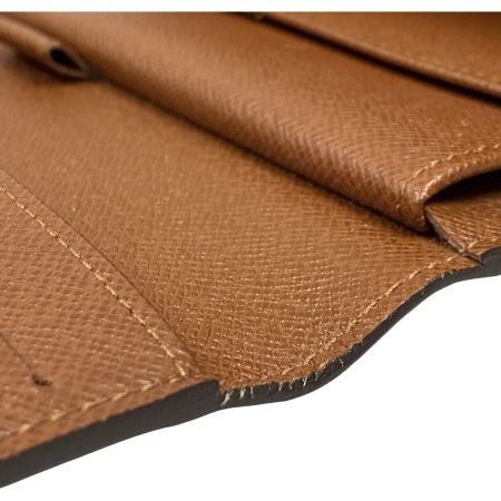  LOUIS VUITTON ルイヴィトン モノグラム ポルト トレゾール インターナショナル 3つ折り長財布 M61215