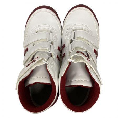  asics アシックス 安全靴 ウィンジョブ 24cm CP302-0126 ホワイト×バーガンディ
