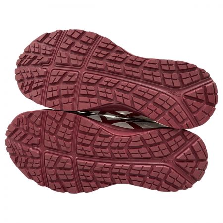  asics アシックス 安全靴 ウィンジョブ 24cm CP302-0126 ホワイト×バーガンディ
