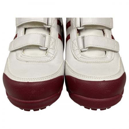  asics アシックス 安全靴 ウィンジョブ 24cm CP302-0126 ホワイト×バーガンディ