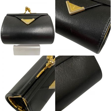 Yves Saint Laurent イブサンローラン がま口コインケース ブラック