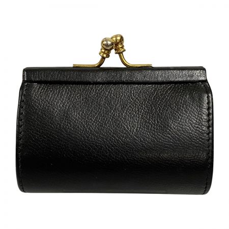  Yves Saint Laurent イブサンローラン がま口コインケース ブラック