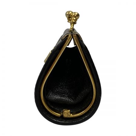  Yves Saint Laurent イブサンローラン がま口コインケース ブラック