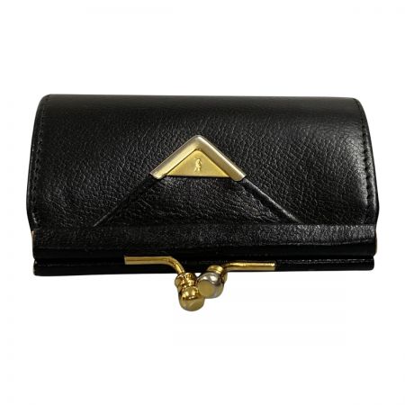  Yves Saint Laurent イブサンローラン がま口コインケース ブラック