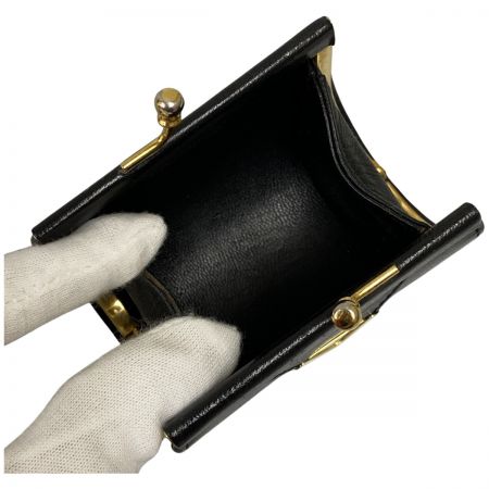  Yves Saint Laurent イブサンローラン がま口コインケース ブラック