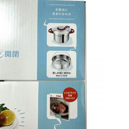  T-fal ティファール クリプソ ミニット イージー ルビーレッド 6L P4620769 圧力鍋 未開封