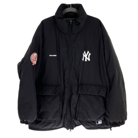  Perushu 中綿 ナイロンジャケット PE333008BW ブラック Lサイズ