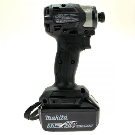  MAKITA マキタ 18V 充電式インパクトドライバ TD173DRGXB ブラック 充電器・充電池2個・ケース付