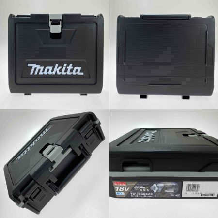  MAKITA マキタ 18V 充電式インパクトドライバ TD173DGXAB ブラウン 充電池2個・ケース付 充電器不具合